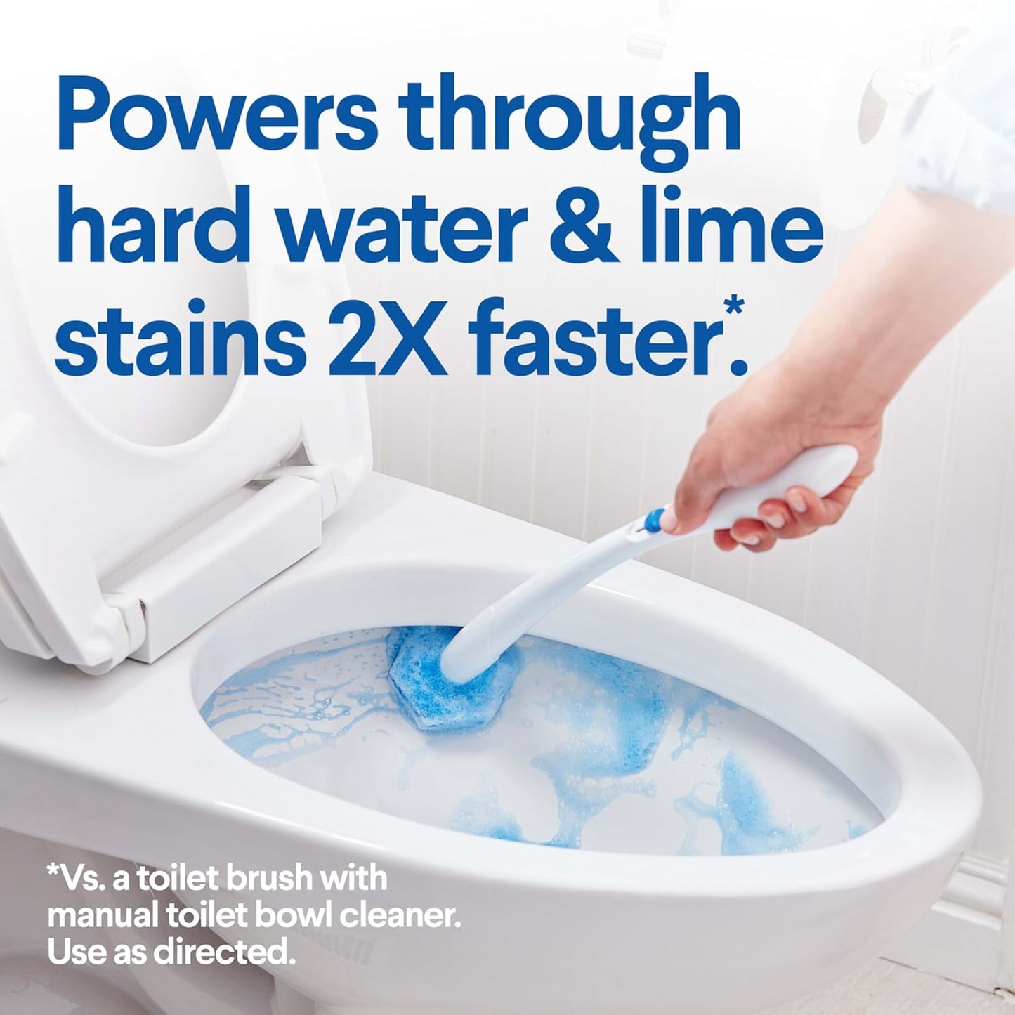 Clorox Original Cleaning System, ToiletWand, Storage Caddy, 6 Refill Heads, Dorm Room Essentials