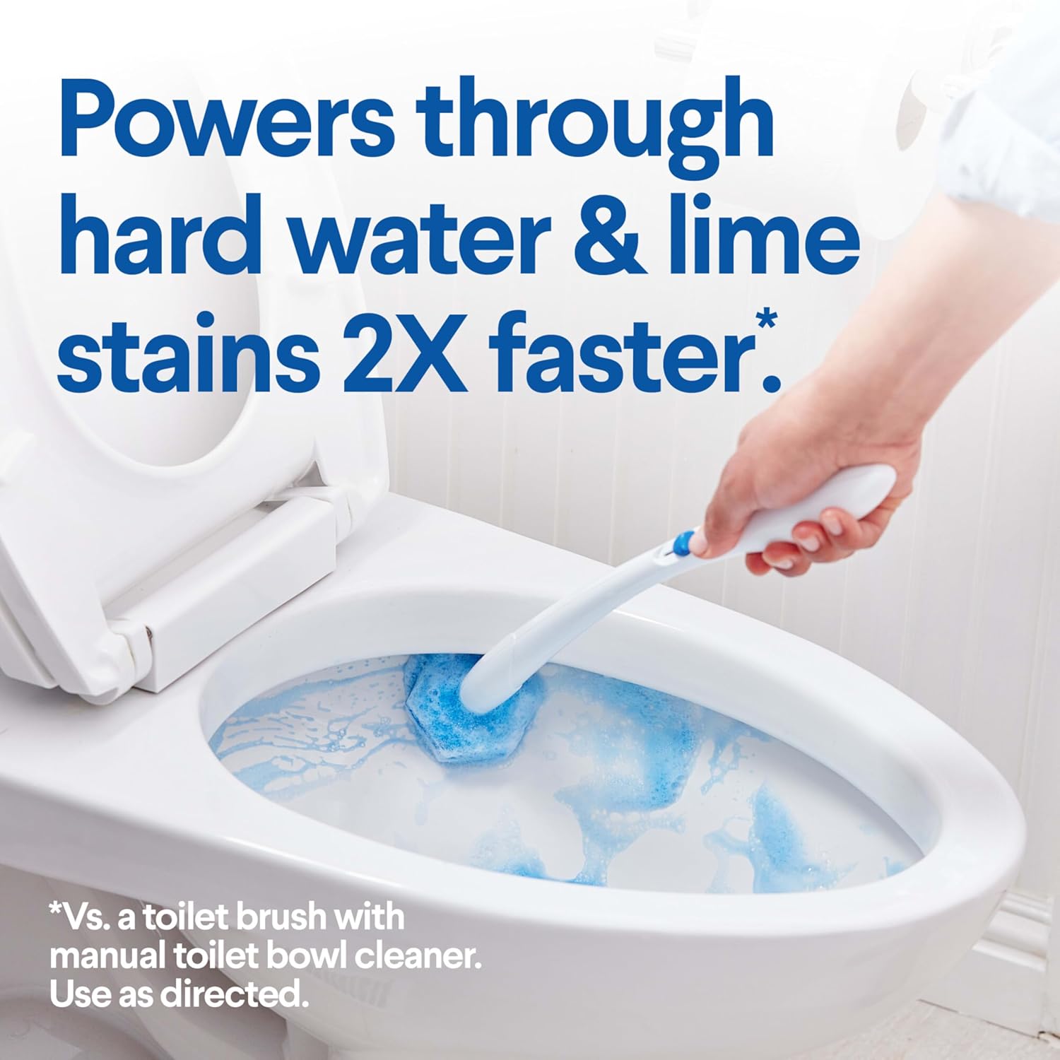 Clorox Original Cleaning System, ToiletWand, Storage Caddy, 6 Refill Heads, Dorm Room Essentials