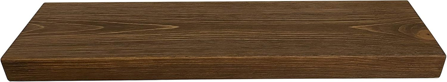 joelsantiques 24 Inch Wooden Floating Shelves for Wall - 24x8x2 in - Made of Natural Wood - Heavy