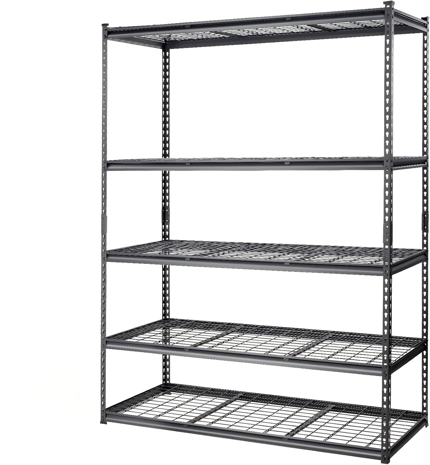 Towallmark Heavy Duty Storage Shelves 60 * 24in, 5 Tier Garage Storage Shelving, Adjustable Metal