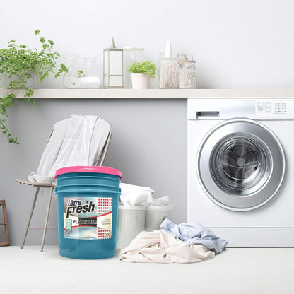 Ultra Fresh 5 Gallon Platinum Fabric Softener for All Machine Types, Liquid Laundry Softener, Up to