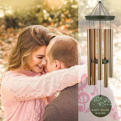 ASTARIN Personalized 20th 50th Anniversary Wind Chime, Happy Anniversary Wedding Valentine's Day
