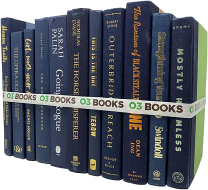 Curated Decorative Books Hardcover Décor Books for Home Décor, Choose Color, Interior Design