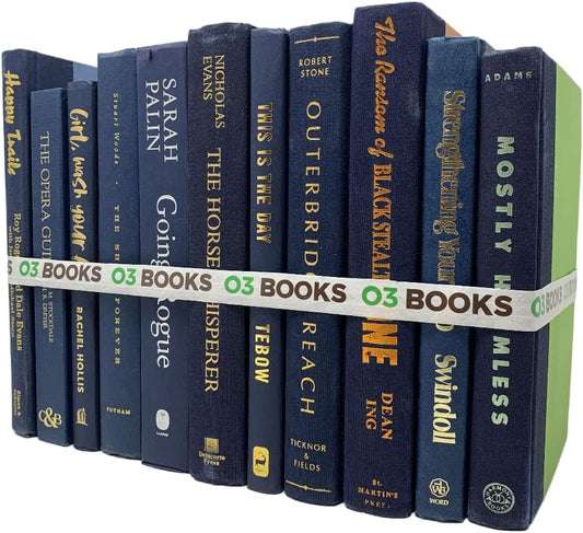 Curated Decorative Books Hardcover Décor Books for Home Décor, Choose Color, Interior Design