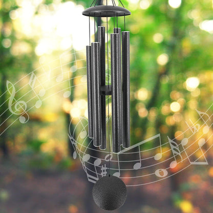 ASTARIN Wind Chimes Outdoor, 45-Inch Memorial Wind Chimes with 6 Heavy Tubes, Unique Outdoor Decor