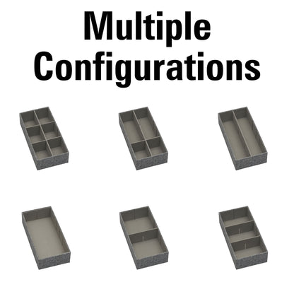 Household Essentials 3‑Piece Drawer Organizer Starter Set in Customizable Inserts of Large and