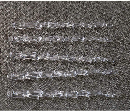 ToBeIT Chrismtas Tree icicles 50 pcs Acrylic Icicle Ornament Set for Chrismtas Decoration(50pcs