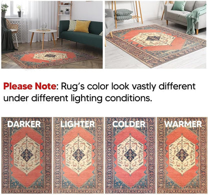 Keen Home Design 2x10 Rug - Machine Washable Runner with Non-Slip Backing, Ideal for Hallway