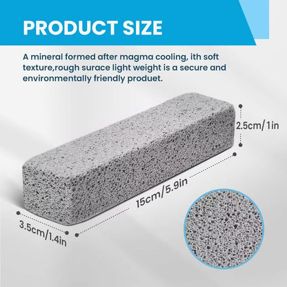 14 Pack Pumice Stone for Toilet Bowl Cleaning, Powerfully Cleans Hard Water Rings, for Cleaning