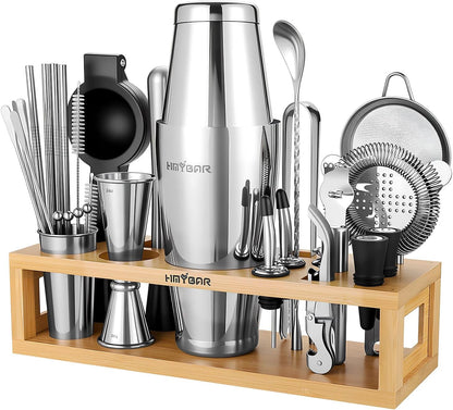 HMYBAR® Mixology Bartender kit | Cocktail Shaker Set | Boston Shaker Set, 20/28 OZ | Martini Making