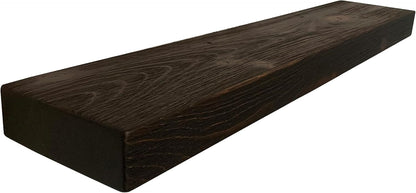 joelsantiques 54 Inch Wooden Floating Shelves for Wall - 54x6x2 in - Made of Natural Wood - Long
