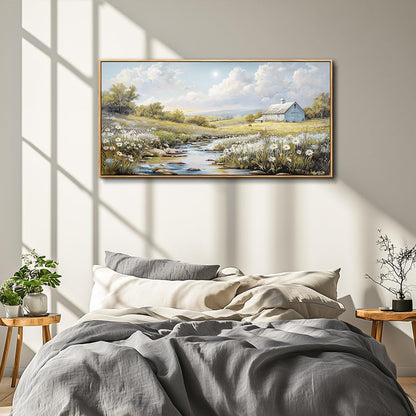 PHAOHUAXM Wall Art For Living Room Large Canvas Wall Decor For Bedroom Flower Watercolour Painting