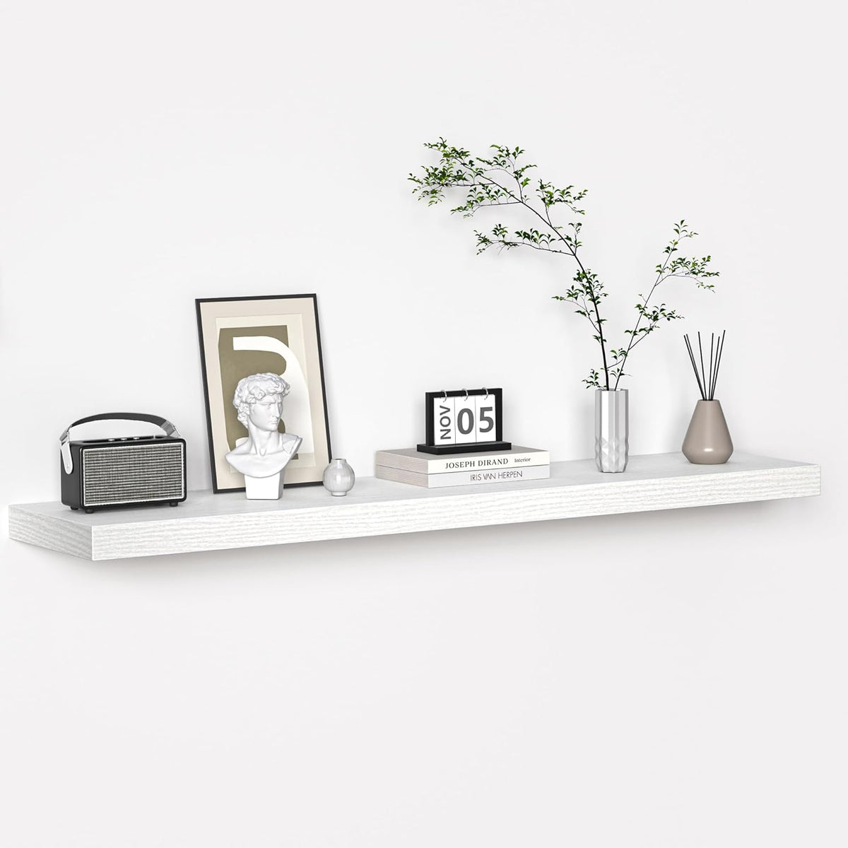 Floating Shelves - 10.3 Inch Deep Wall Shelf for Decor & Storage - Wall Mounted Display Shelving
