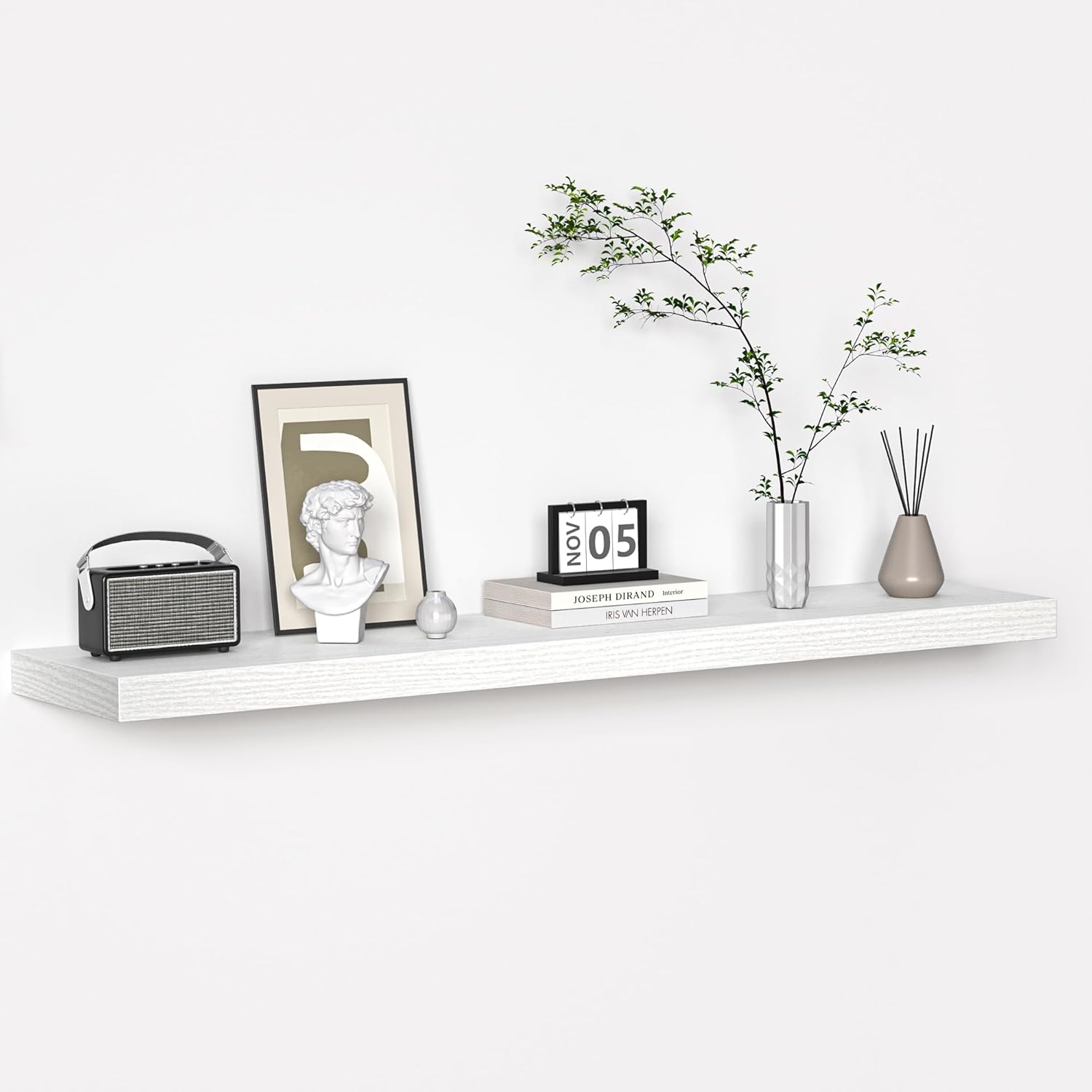 Floating Shelves - 10.3 Inch Deep Wall Shelf for Decor & Storage - Wall Mounted Display Shelving