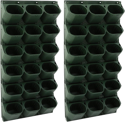 Self Watering Wall Planter | 36 Pots Vertical Garden Planter for Indoor Plants | Wall-Mounted