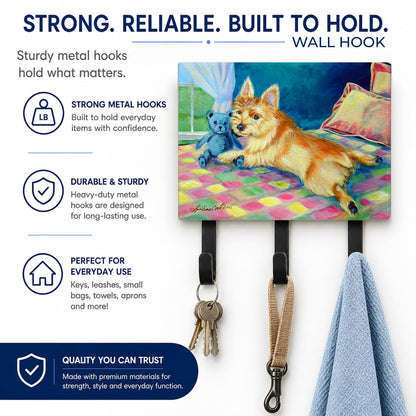 Caroline's Treasures 7275TH68 Norwich Leash or Key Holder, Wall Hooks, Key Hooks Holder, Coat Rack