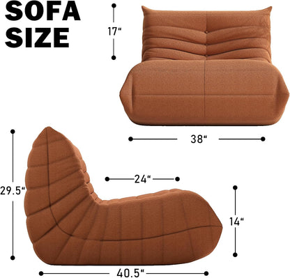 Bean Bag Chair, Fireside Chair Bean Bag Sofa Large Bean Bag Chair for Adults, Bean Bag Chairs for