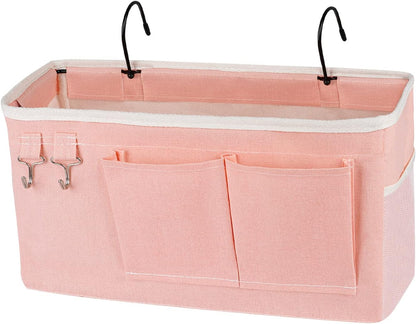 Bedside Storage Caddy/Bedside Hanging Storage Bag for Headboards Bunk Beds Dorm Rooms Book Phone