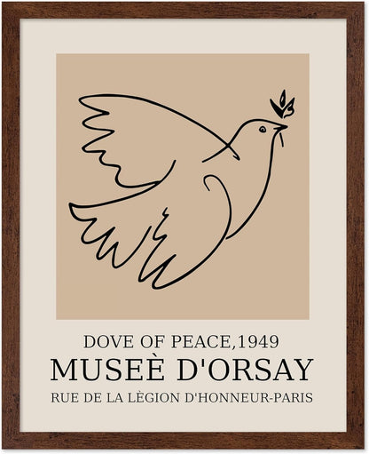Poster Master Vintage Poster - Retro Minimalist Print - Gift for Artist, Friend - Dove Of Peace