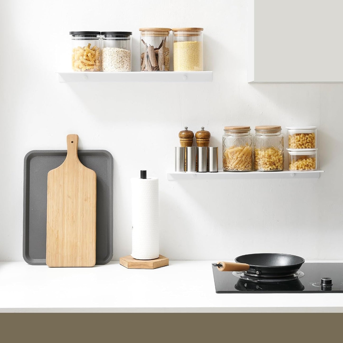 JOOM Metal Floating Shelf - Floating Shelf, Bathroom Shelf, Display Shelves for Wall Storage