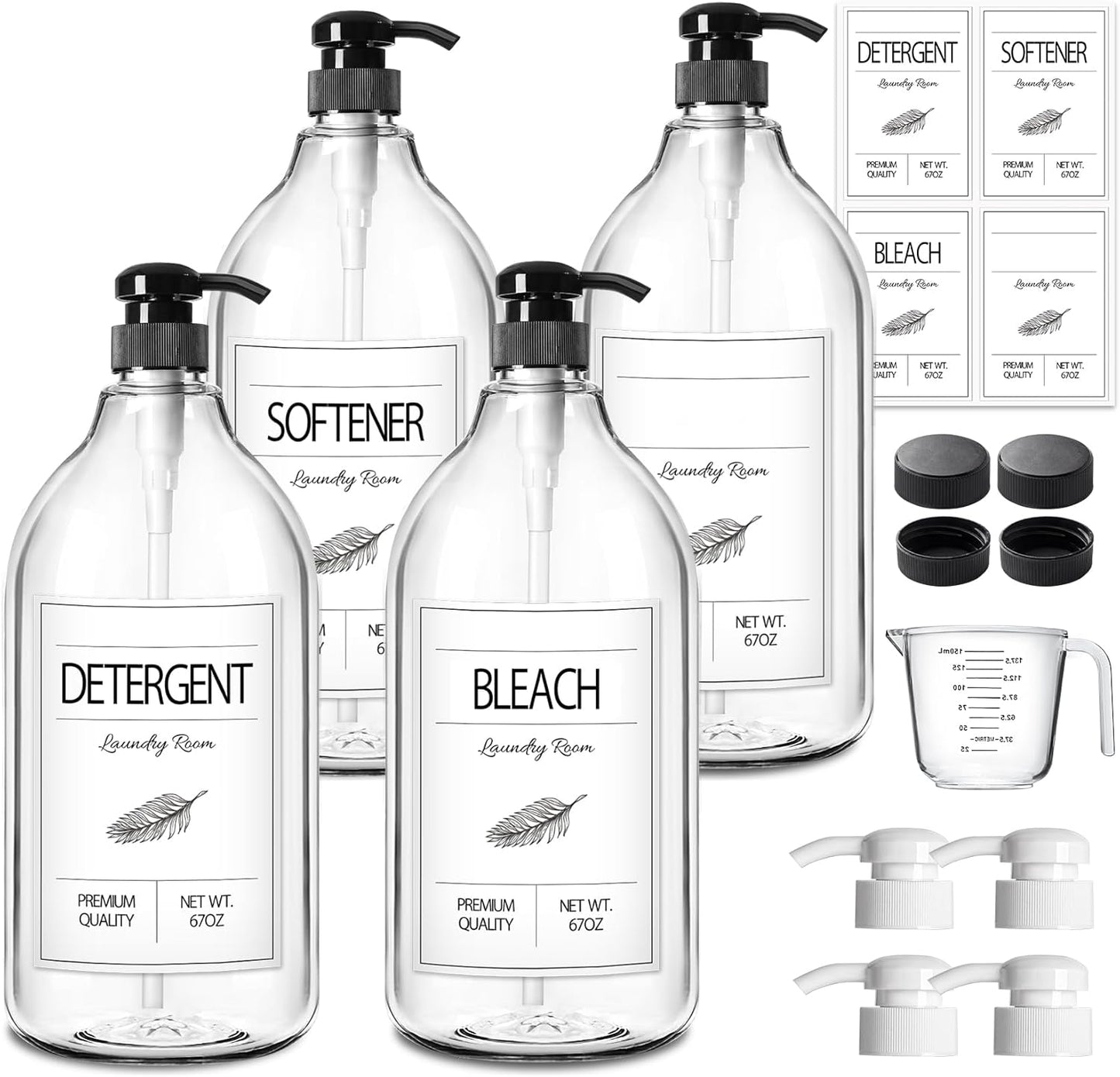 GMISUN Laundry Detergent Soap Dispenser, Liquid Laundry Detergent Dispenser, Container for
