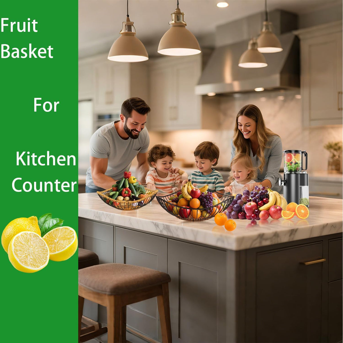 Vine Woven Iron Fruit Bowl, Metal Wire Fruit Basket, Vegetable Drain Basket, Storage Baskets for
