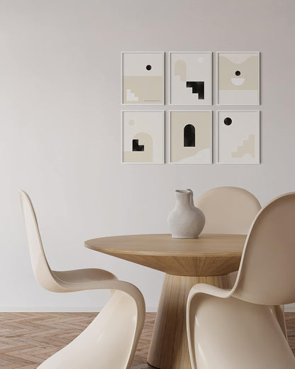 HAUS AND HUES White Aluminum Picture Frame 11x14 - Set of 6, Modern, White Aluminum Frames