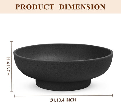 Large Decorative Resin Bowl, Modern Handicraft Bowls for Home Decor, Decorative Fruit Bowl for