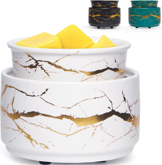 PALANCHY Wax Melt Warmer Ceramic 3-in-1 Oil Burner Electric Candle Wax Warmer Burner Melter