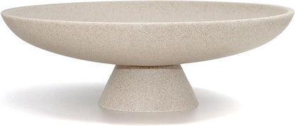 Large Decorative Bowl, Modern Resin Pedestal Bowl for Home Decor, Stylish Fruit Bowl for Kitchen