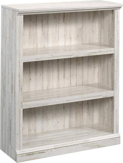 Sauder 3 Tier Book Shelf Wooden Bookcase Multipurpose Bookshelf for Home Office, Living Room, in