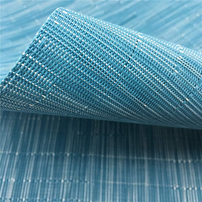 WAZAIGUR Placemats Set of 4 for Dining Table Heat-Resistant Washable Place Mats Woven Vinyl Kitchen