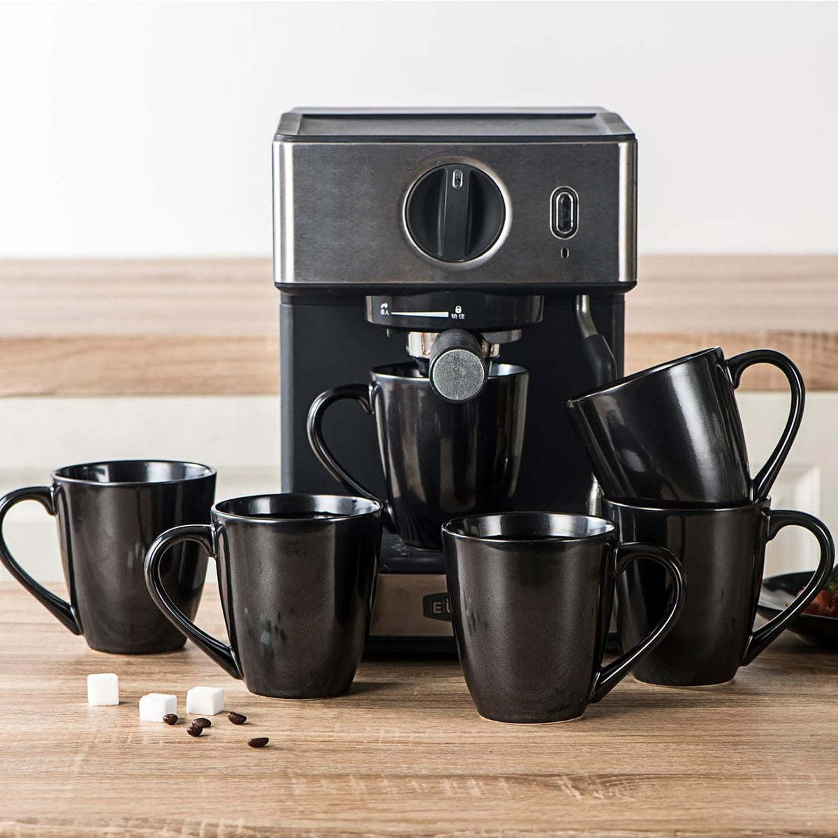 vicrays Coffee Mug Set, 12 Ounce, Ceramic Mug for Men, Women, Unique Glazed Mugs with Handle for