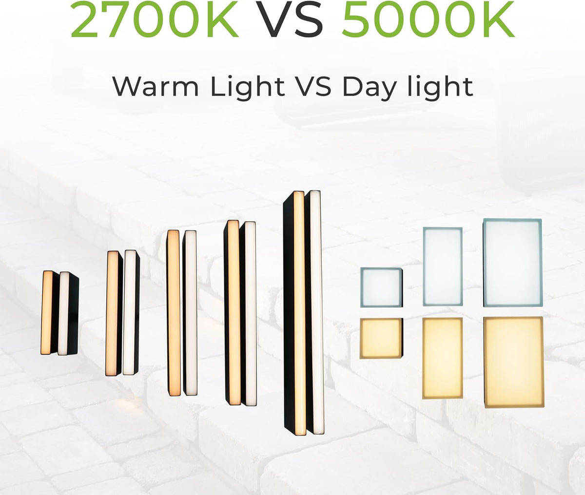 LUMENGY Paver Light Slim 0.5x9 Inch (0.55 x 8.85 inches) Glare-Free Steel Lighting for Pavers