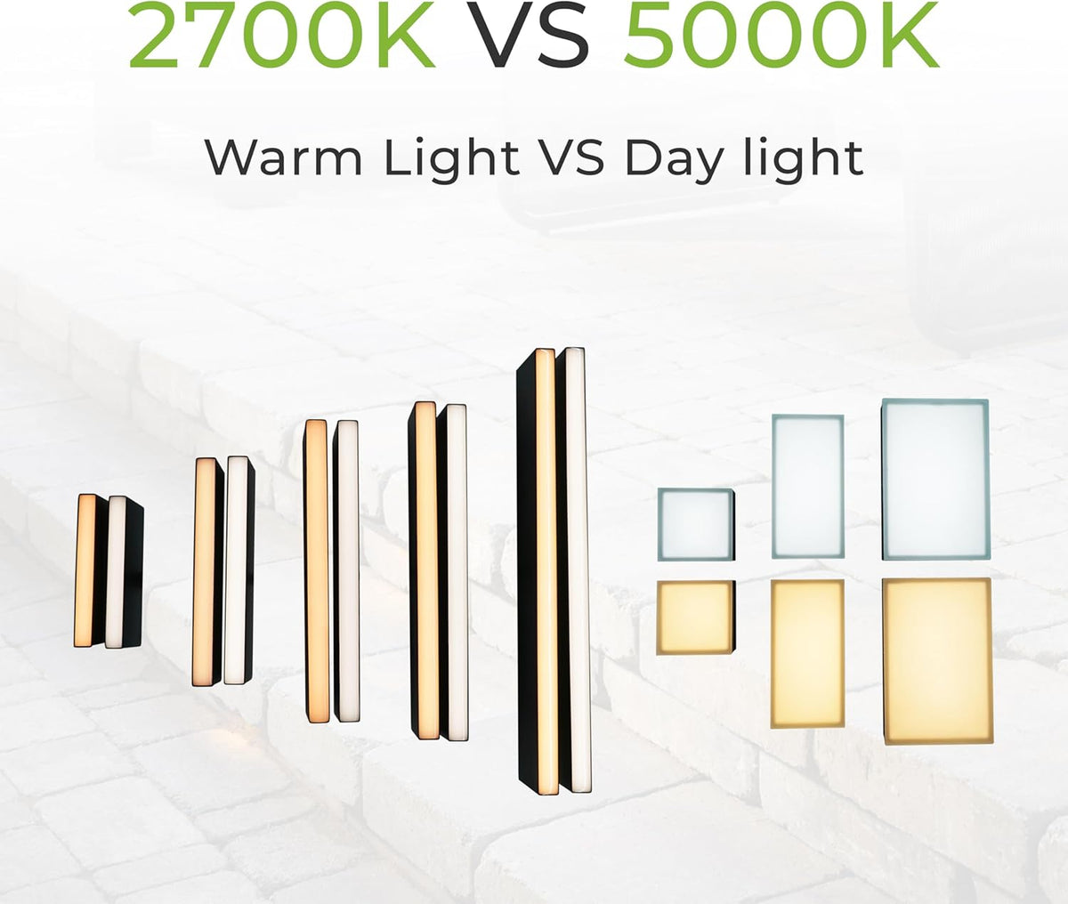 LUMENGY Paver Light 6×9 Inch, (5.82 inch X 8.85 inch) Glare-Free 5000K Brick Lighting for Paver