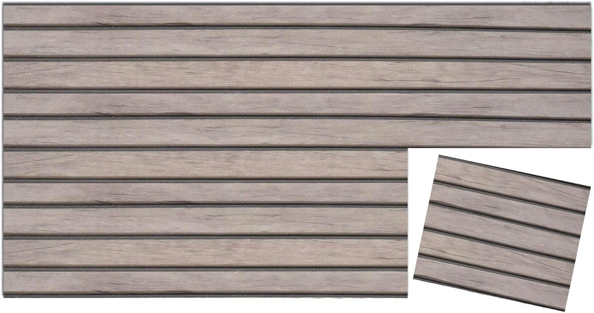 IZODEKOR 3D Wood Effect Wall Panels - Faux Wood Paneling for Living Room, Kitchen, Bathroom and