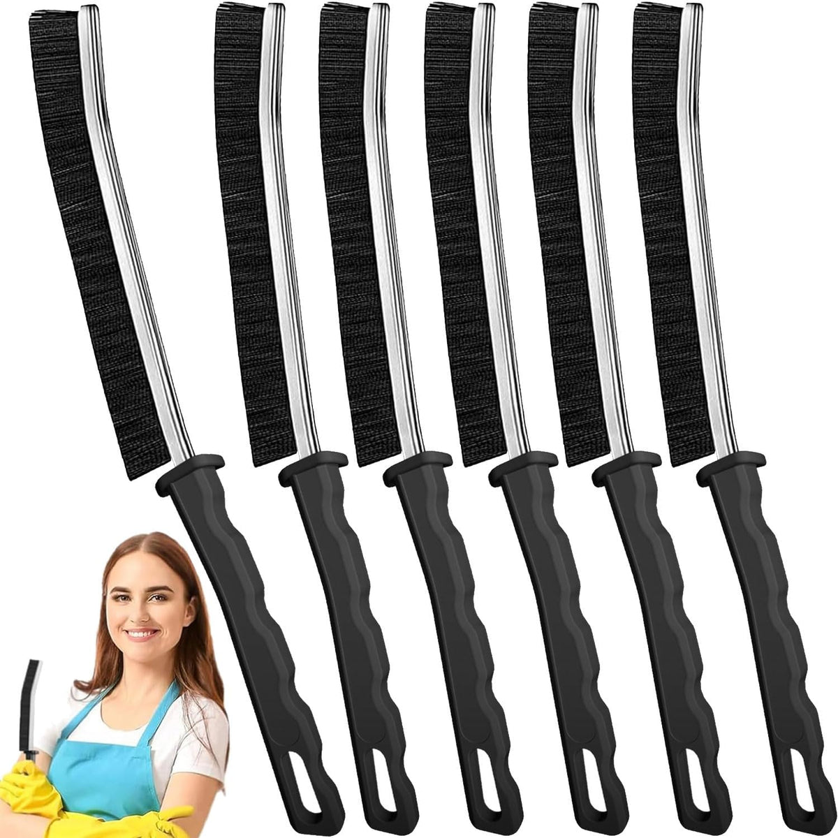Crevice Cleaning Brush,New Multifunctional Cleaning Brush Tool, Bathroom Gap Brush, Home, Kitchen