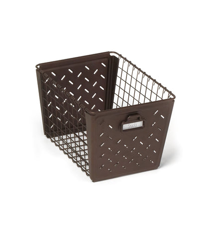 Spectrum Macklin Medium Wire Storage Basket for Bathroom Closet Under Sink & Kitchen Storage, Metal