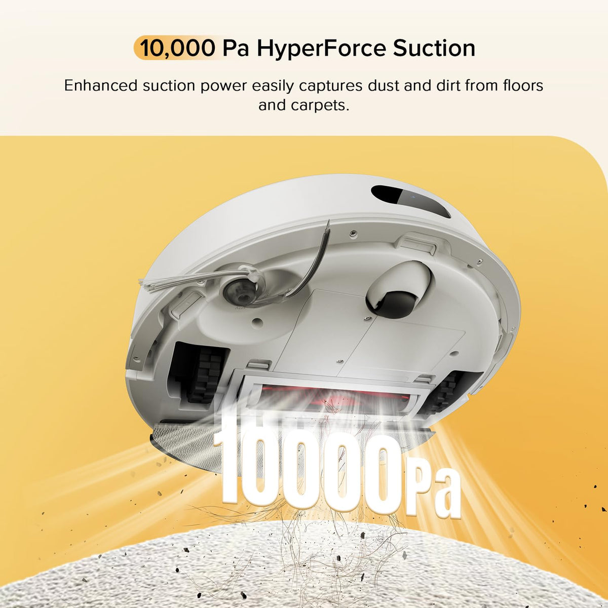 roborock Q7 M5 Robot Vacuum and Mop Combo, 10,000Pa HyperForce Suction, Robotic Vacuum Cleaner