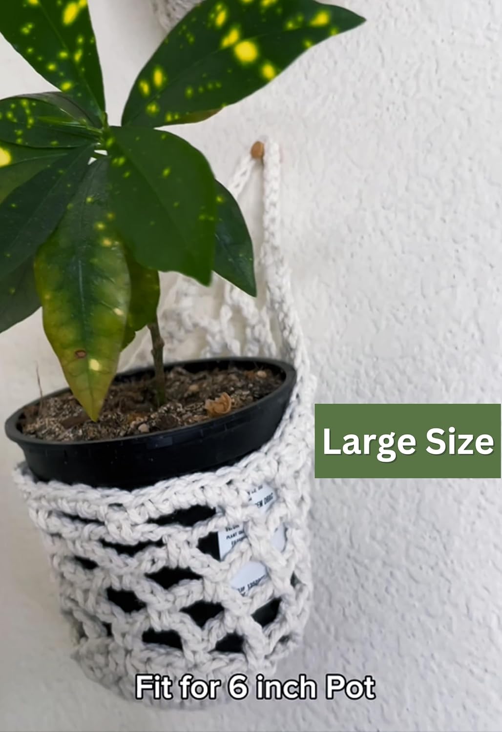 2PK Wall Planters for Indoor Plants, Macrame Plant Hanger | Wall Planter, Plant Hanger, Hanging