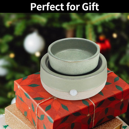 Wax Melt Warmer, Ceramic Electric Candle Wax Warmer 3-in-1 Oil Burner Fits Yankee Large Jar