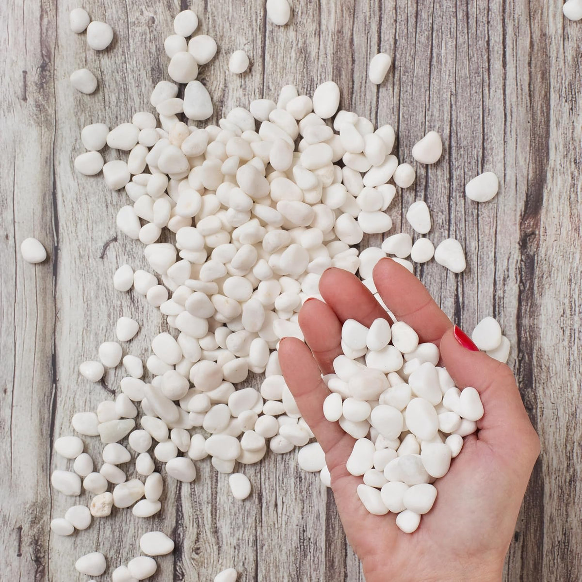 Royal Imports 30LBS River Rocks Decorative Ornamental Pebbles, Garden Landscaping Stones, Gravel