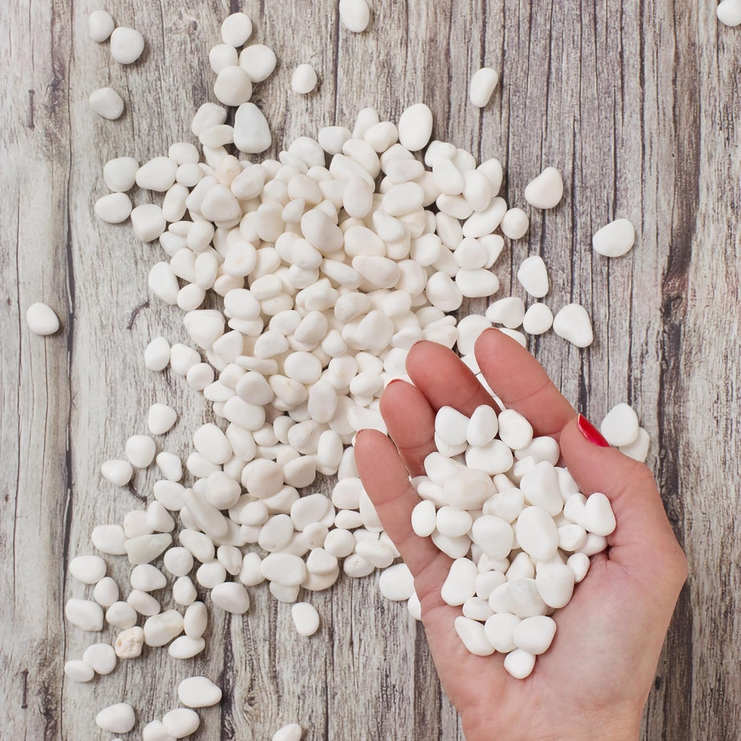 Royal Imports 30LBS River Rocks Decorative Ornamental Pebbles, Garden Landscaping Stones, Gravel