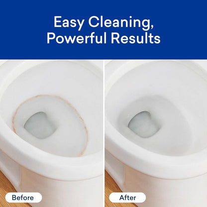 BLUELAND Toilet Bowl Cleaner Tablets, 2-Pack, 28 Count, Lemon Cedar, Plastic-Free, No Harsh