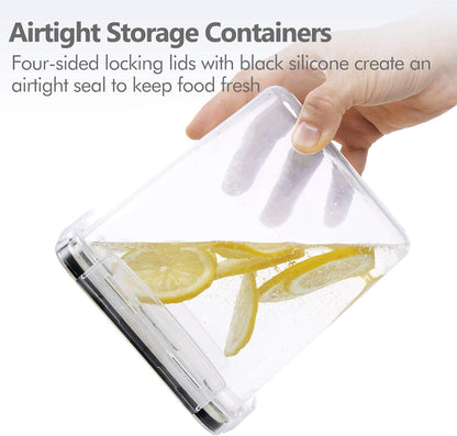 CHEFSTORY Airtight Food Storage Containers Set, 14 PCS Kitchen Storage Containers with Lids for
