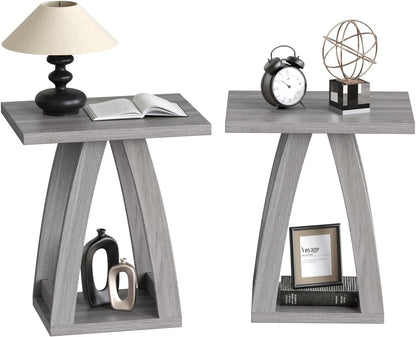 End Tables Living Room, Side Table Beside Sofa, Nightstand for Bedroom, Couch Side Table with