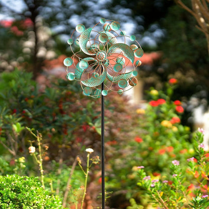 DREAMYSOUL Wind Spinner, Kinetic Wind Spinners Outdoor Metal, Garden Spinner for Yard Outside Patio