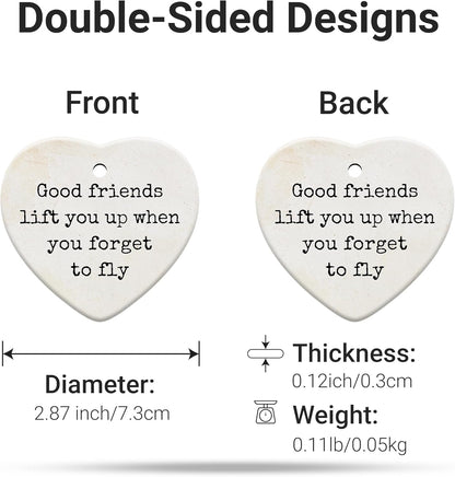 Friendship Gifts for Women, Best Friend, Funny, Work Besties, Sister, Friend Ornaments for Women