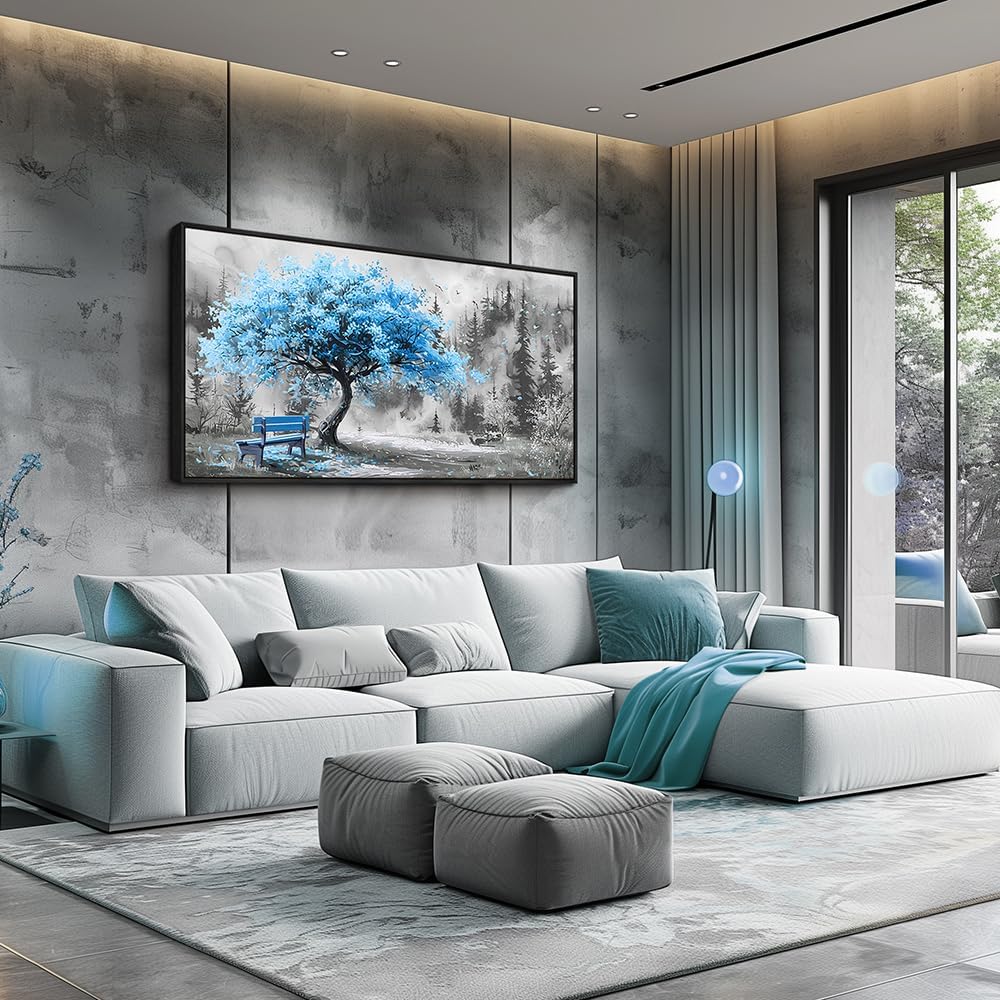 ZUITINGHUA Black Framed Canvas Wall Art For Living Room Wall Decor For Bedroom Office Wall