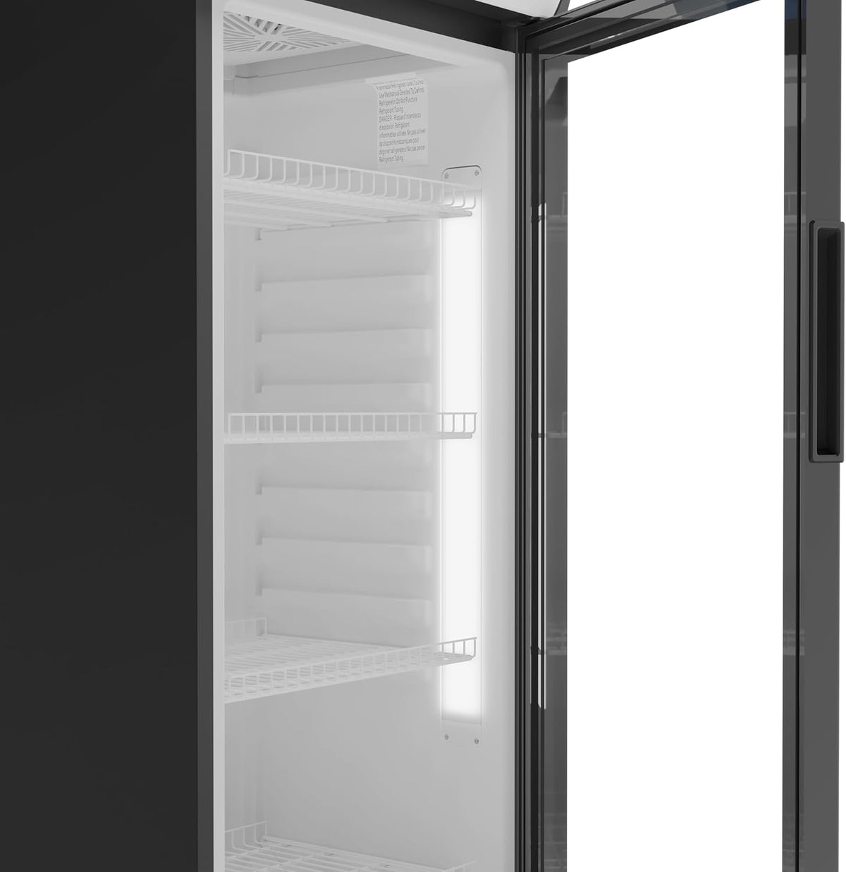 KoolMore DGDR-1D-9C 22 in. 9 Commercial One Glass Door Beverage Display Merchandiser Refrigerator